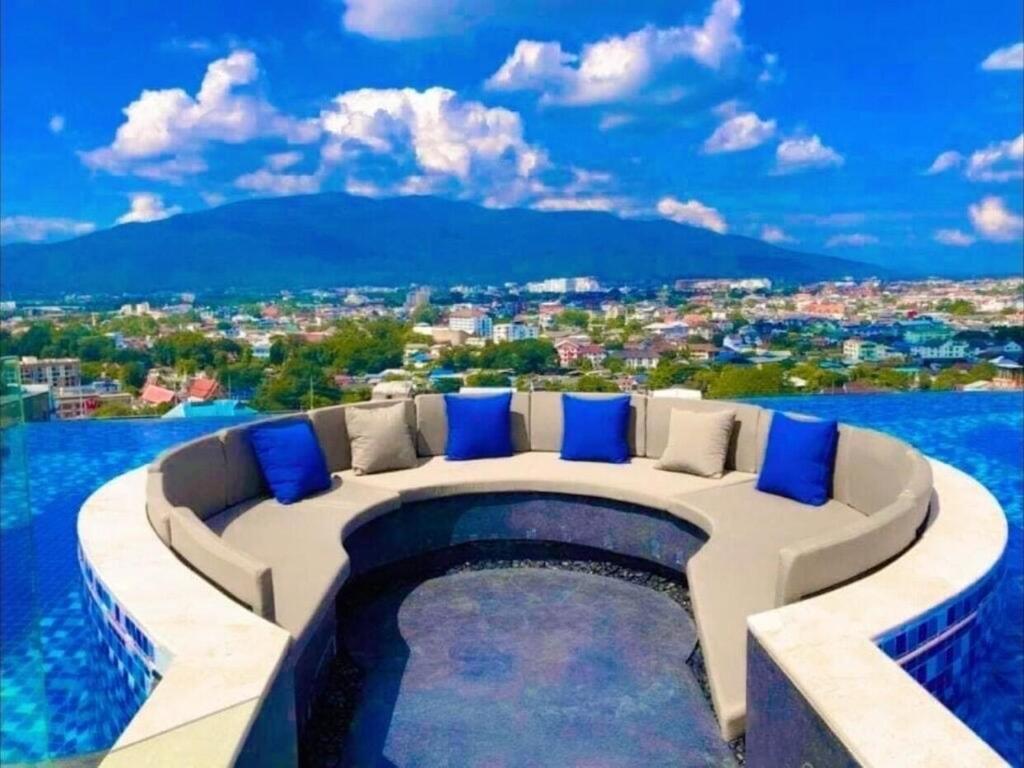 Apartment Astra Sky River 5 Stars Pool Sauna Gym